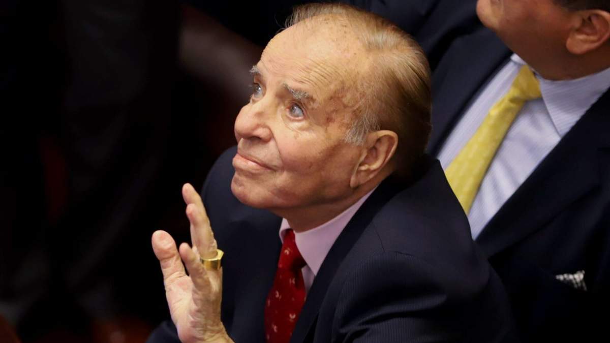 Carlos Saúl Menem, expresidente de la Nación. Fuente: (Twitter)