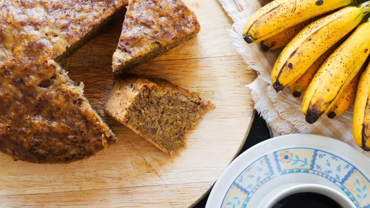 torta de banana. Fuente: (Instagram)