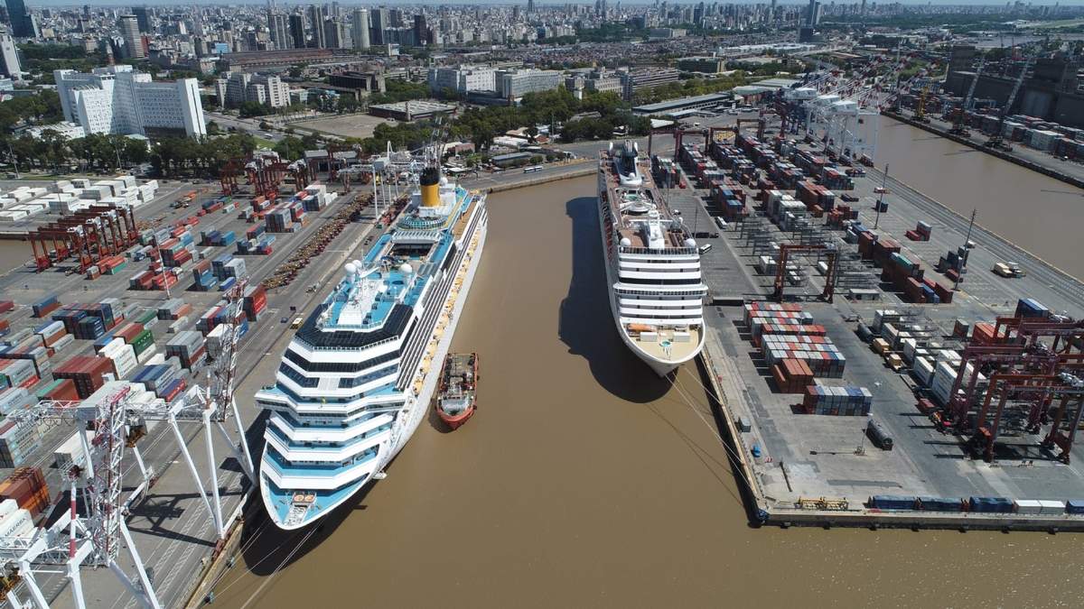Cruceros en Argentina. Fuente: (Twitter)