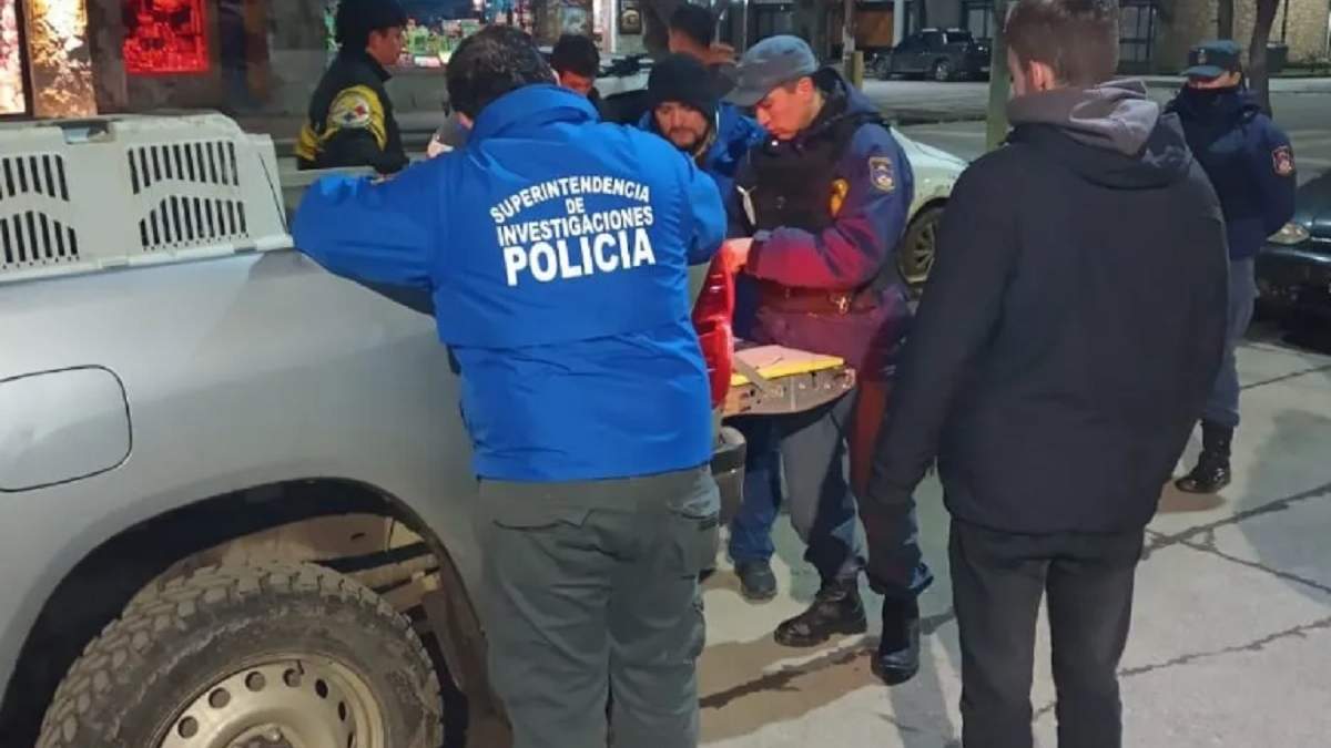 El operativo en Junín de los Andes. Fuente: (Facebook).