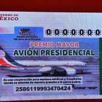 Boletos de la 'rifa del avión presidencial” que no se vendan serán entregados al Insabi