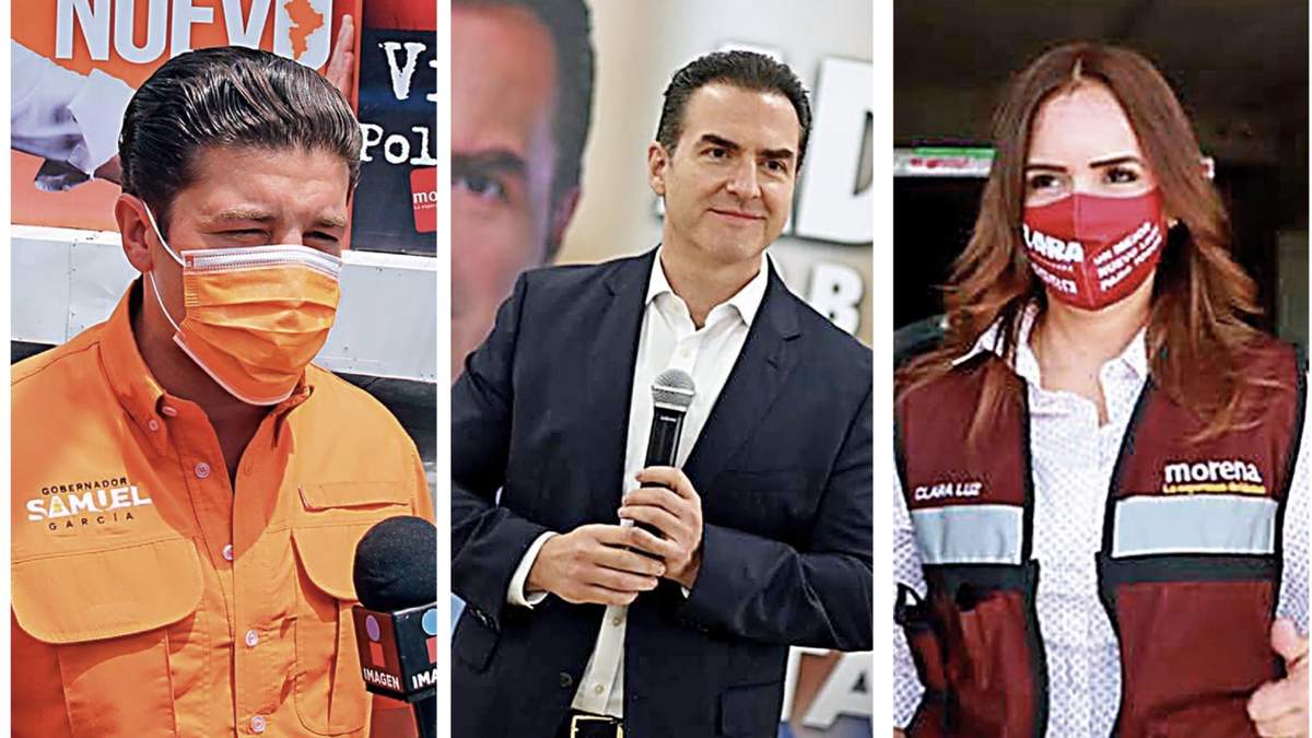 García, De la Garza y Flores. Una campaña de descalificaciones