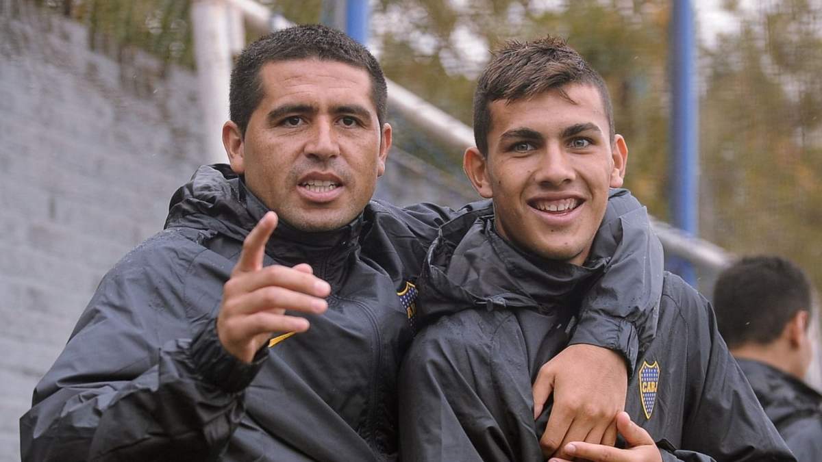 Leandro Paredes y Juan Román Riquelme. Fuente: (X)