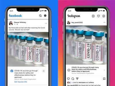 Facebook e Instagram etiquetarán todas las publicaciones sobre la vacuna del covid-19