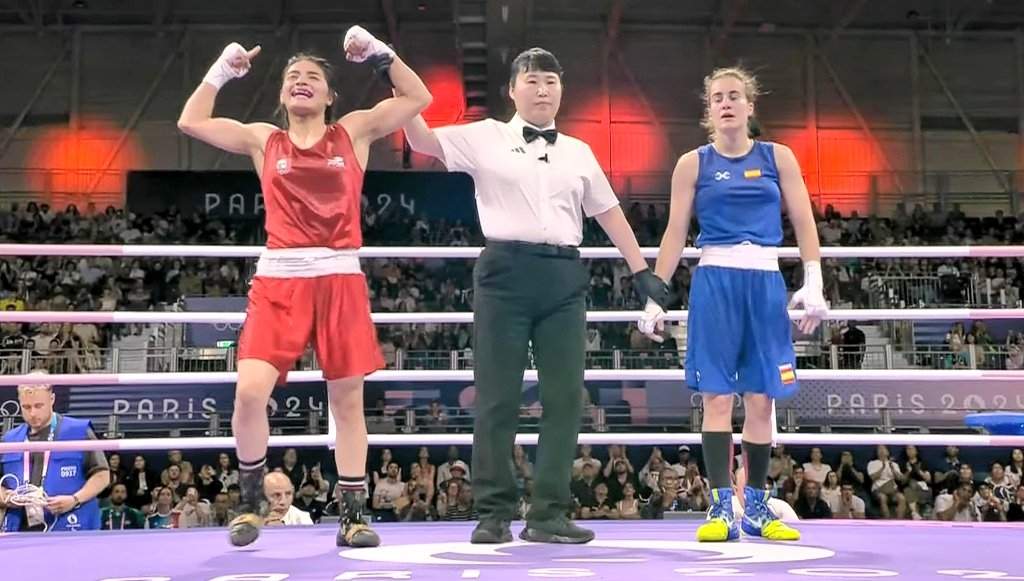 Fátima Herrera, boxeadora mexicana, avanza a octavos de final en París 2024