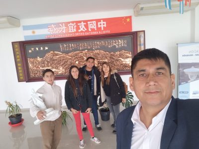 El Intendente de Bajada del Agrio visitó la base china en Neuquén y contó lo que vio