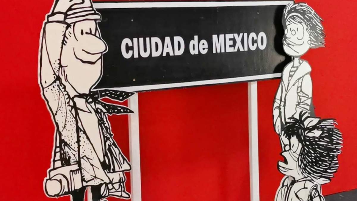 La expo Mafalda en el Paseo de las Culturas Amigas