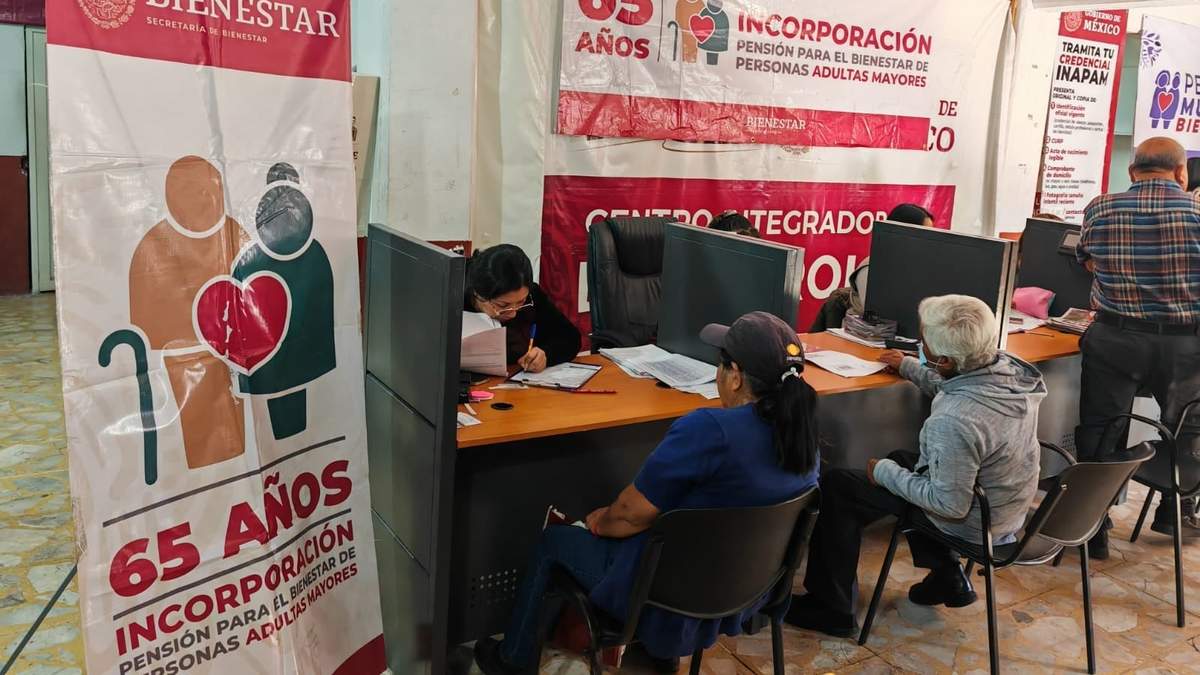 Pensiones del bienestar. Nuevo periodo de pago
