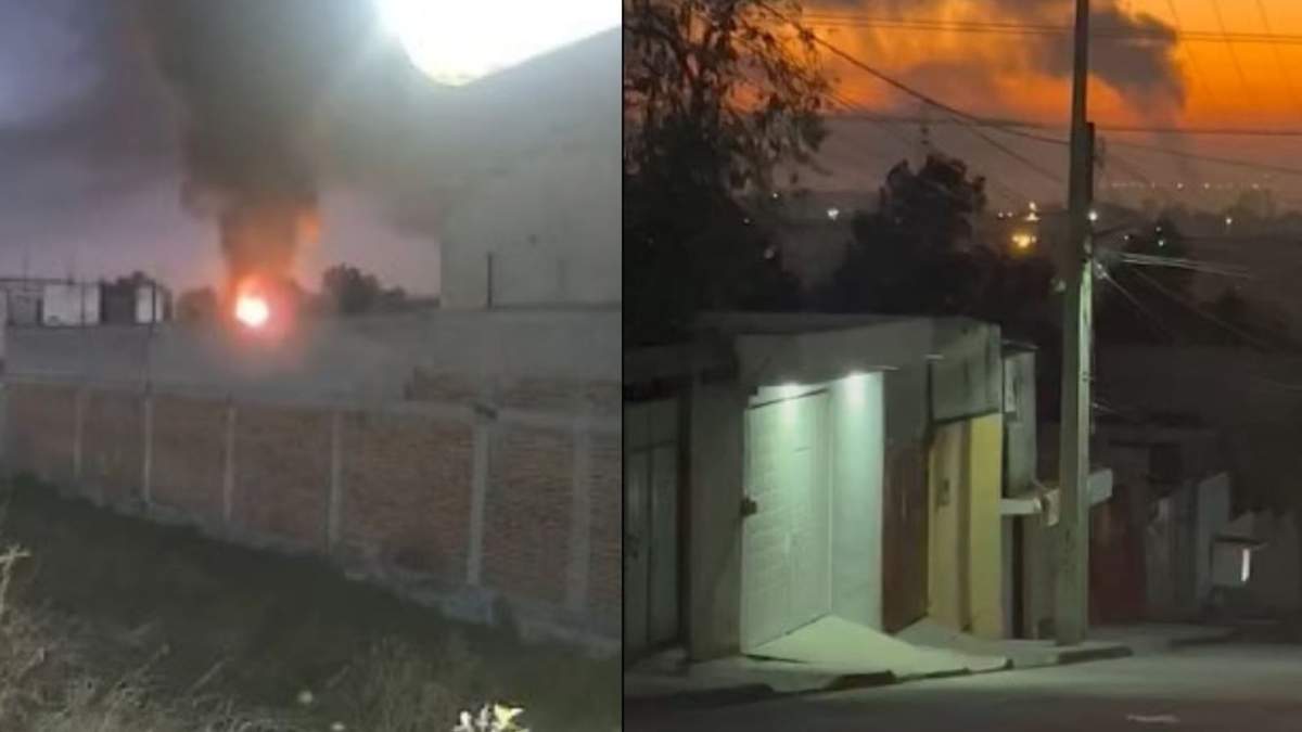 Una explosión en Teoloyucan movilizó a cuerpos de emergencia.