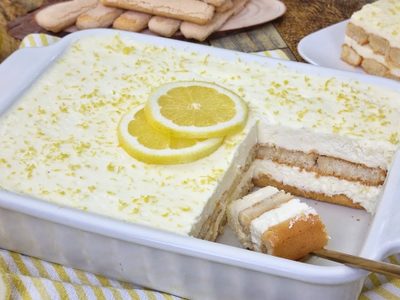 Tiramisú de limón: queda re jugoso, con el sabor más rico y es muy fácil de hacer en casa