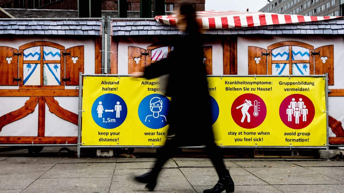 Recomendaciones sanitarias contra el coronavirus en Alemania. Fuente: (Twitter)