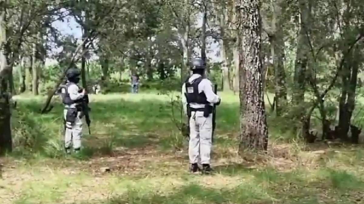El paraje donde fueron hallados los cuerpos