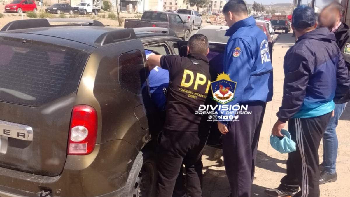 San La Muerte fue capturado en el barrio 30 de Octubre, en Comodoro Rivadavia. Fuente: (Policía de Neuquén).