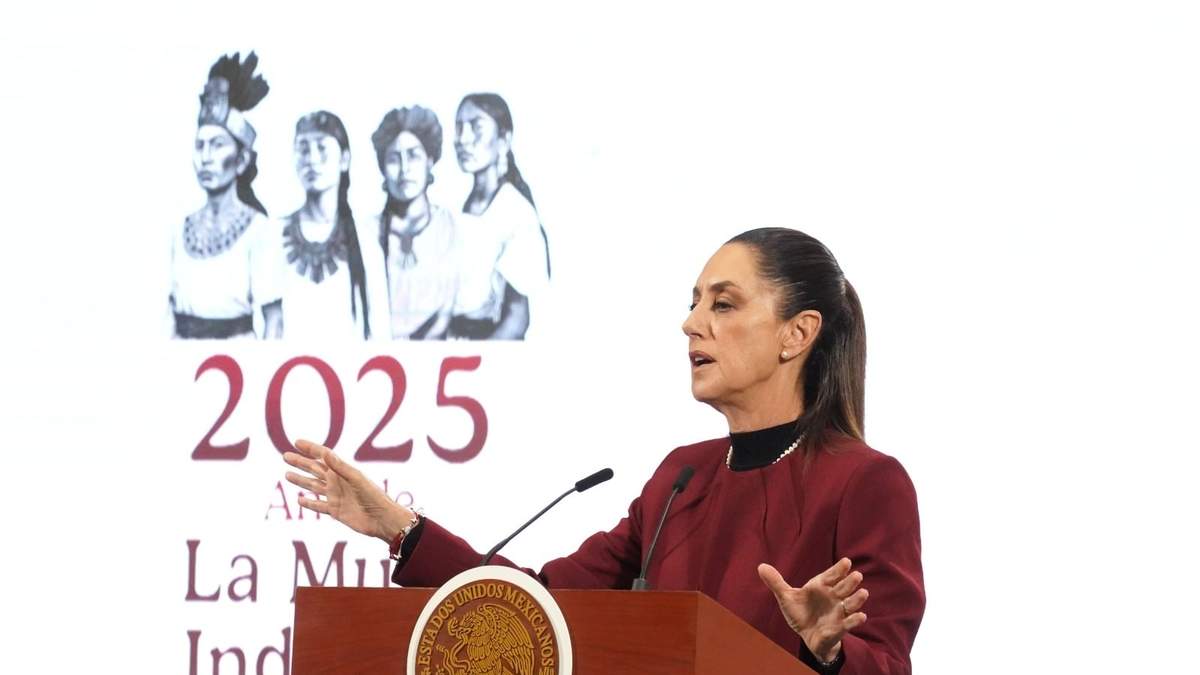La presidenta Claudia Sheinbaum