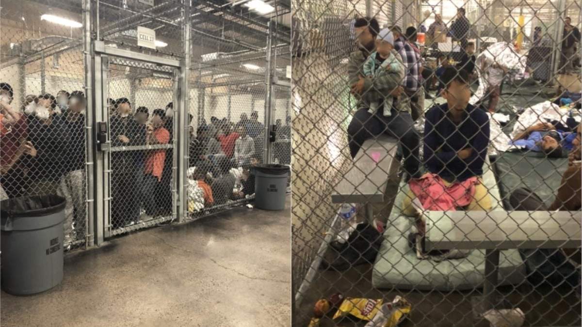 Migrantes detenidos en EU