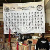 FGR asegura 80 toneladas de pirotecnia en Monterrey
