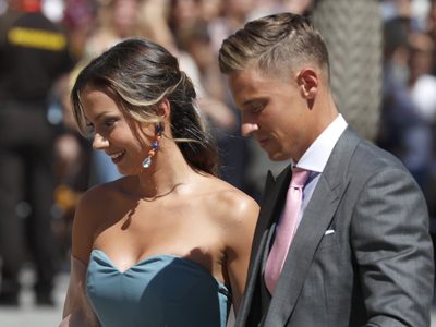 Una forma muy original: Marcos Llorente sorprendió a su pareja, Patricia Noarbe, con esta propuesta