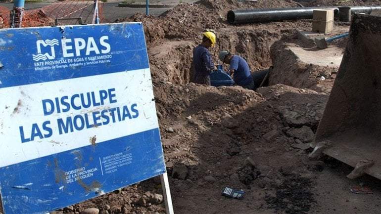La rotura fue encontrada en la madrugada. Fuente: (Twitter)