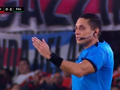 El "Baiteo" del árbitro que dirigió River-Palmeiras