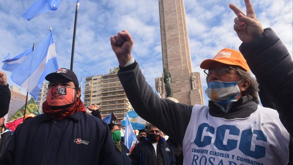 Protestas por Vicentin. Fuente: (Twitter)