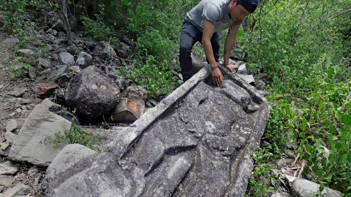 Se cree que las culturas teotihuacana y zapoteca habitaron en el lugar. Fuente: (Twitter)