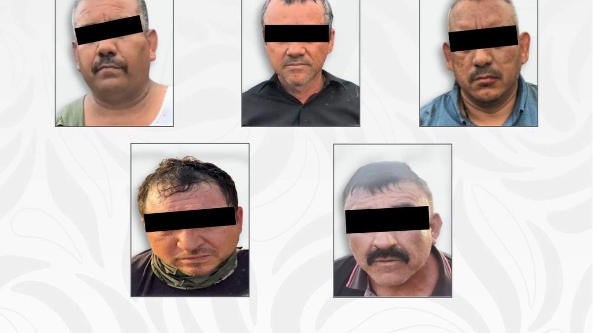Los detenidos en Escuinapa
