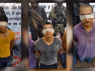Integrantes del CDG graban confesión de presuntos plagiarios y luego los matan (Video)