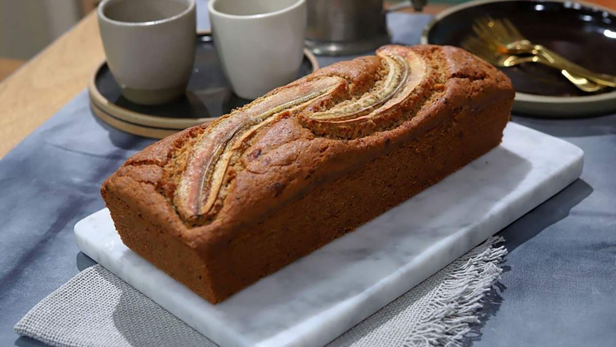 Budín de bananas con aceite. Fuente: (Instagram)
