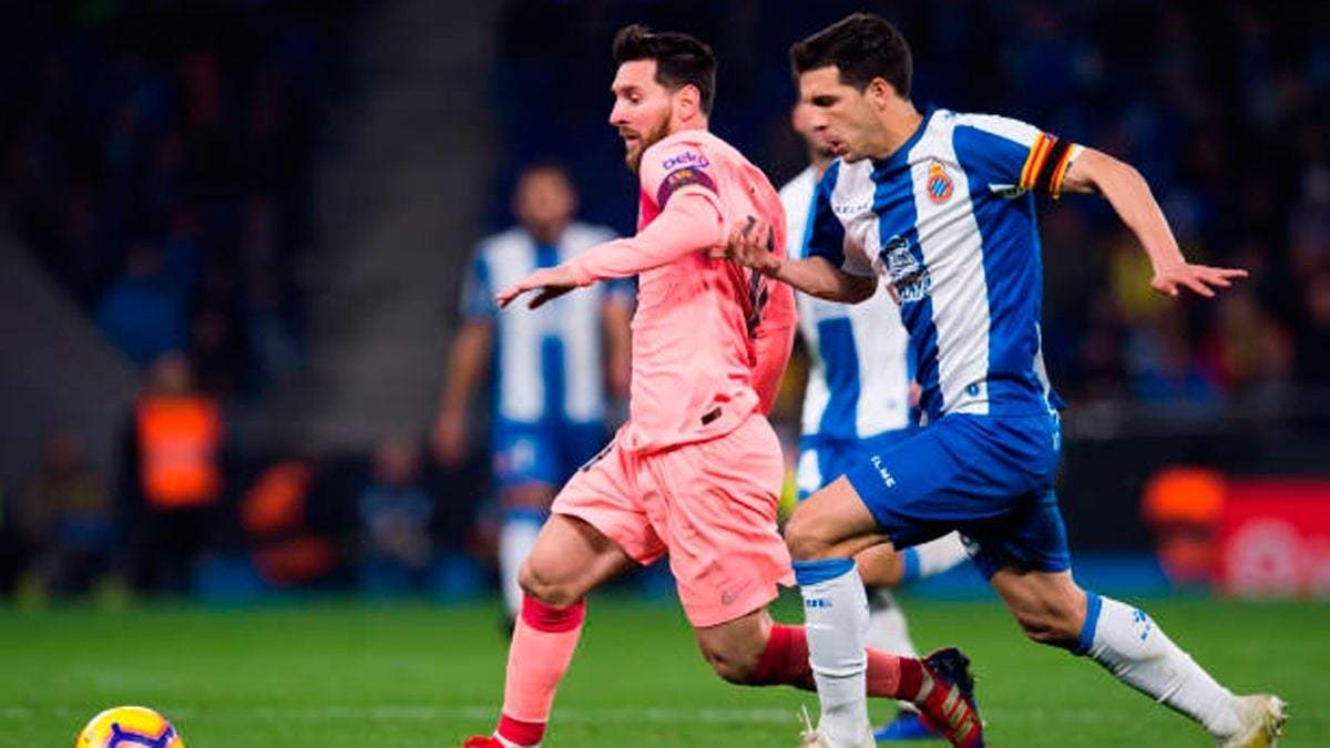 Barcelona - Espanyol. Fuente: (Twitter).