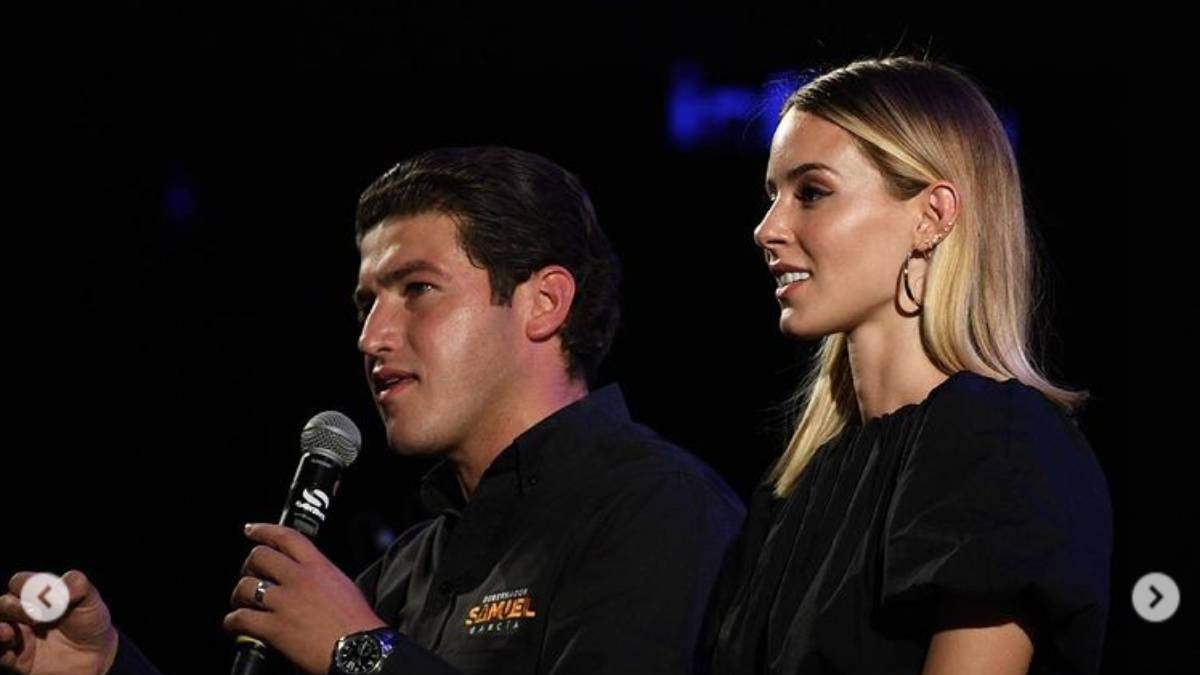 Samuel García y Mariana Rodríguez