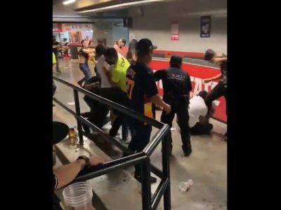 Video muestra pelea de aficionados en el juego de los Sultanes contra los Charros