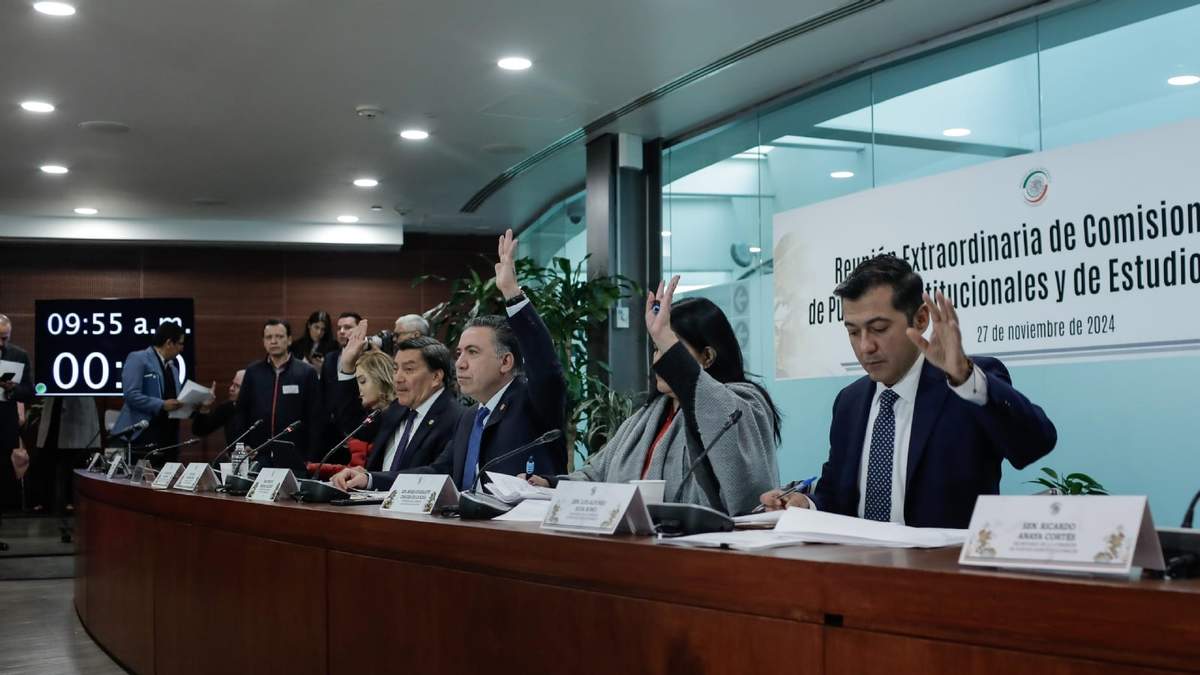 Votación en comisiones unidas del Senado