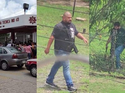 Personas armadas irrumpen en secundaria cuando alumnos tomaban clases en Veracruz (Videos)