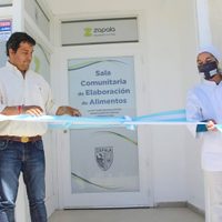 Carlos Koopmann inauguró la Sala Comunitaria de Elaboración de Alimentos en Zapala