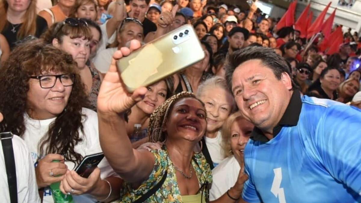 Mariano Gaido en el SAF N°1 de San Lorenzo. Fuente (Facebook).