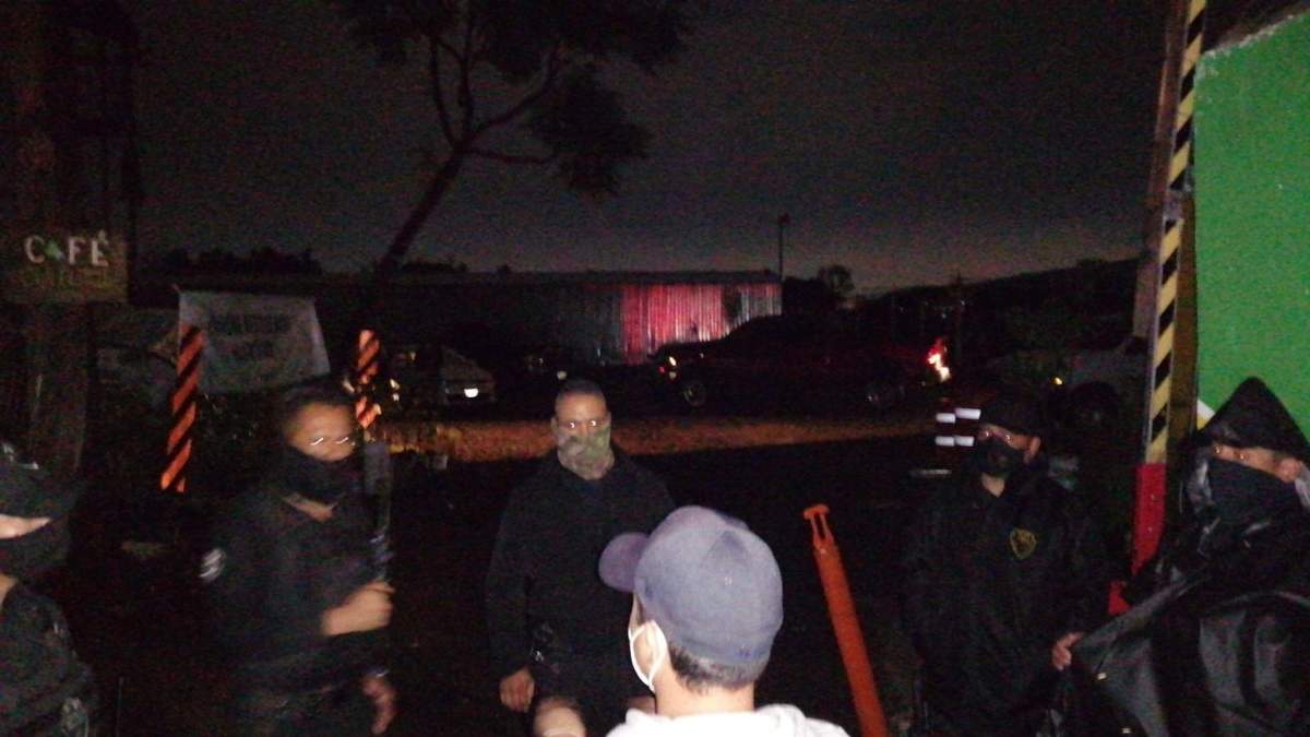 Desalojo en el Parque Huentitán