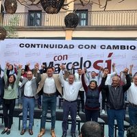 Con expriistas y expanistas, Santiago Nieto anuncia desde Querétaro apoyo a Ebrard: “Marcelo Sí”