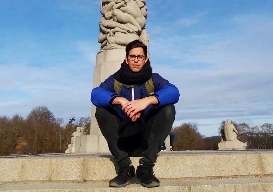 Facundo trabaja en Copenhague. Fuente: (Twitter).