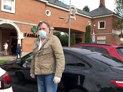El hermano de Ana Obregón, Juancho, conmovió a todos en el funeral de su sobrino Álex