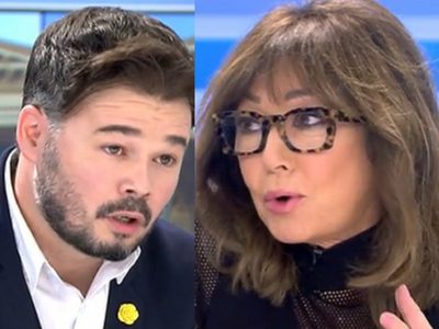 Ana Rosa Quintana no tuvo piedad con Gabriel Rufián por tocarle sus impuestos: "Es muy grave"