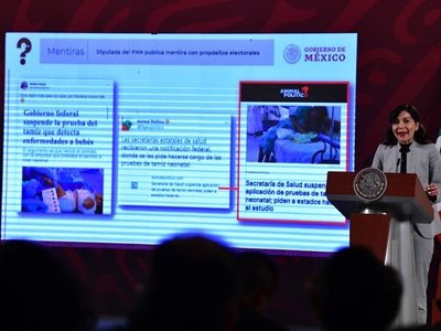 García Vilchis desmiente suspensión de prueba de tamiz neonatal: "es campaña de pánico"