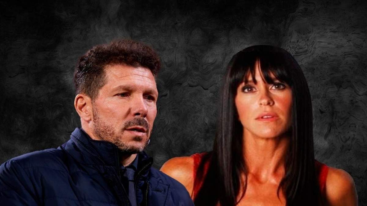 Cholo Simeone y Carolina Baldini. Fuente: (Minuto Neuquén)