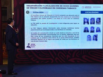 Colombianas eran damas de compañía, no fueron secuestradas en Tabasco: Rodríguez Bucio