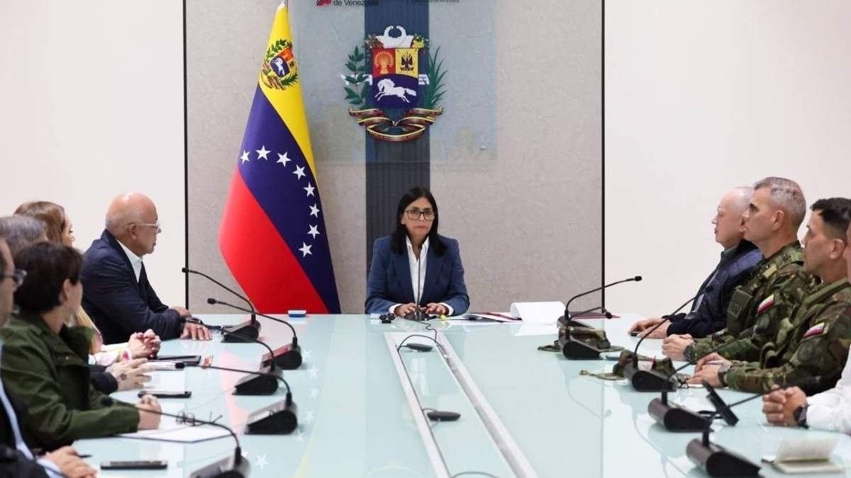 La vicepresidenta de Venezuela, Delcy Rodríguez