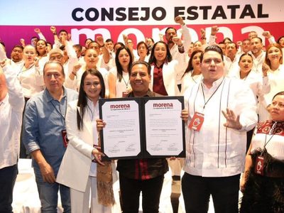 Nombra Morena a Eduardo Ramírez como su candidato a gobernador de Chiapas