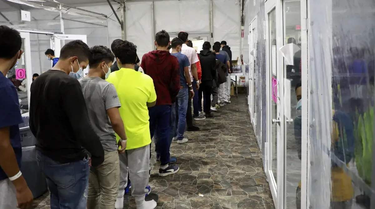 Centro de Procesamiento de Migrantes ubicado en Donna