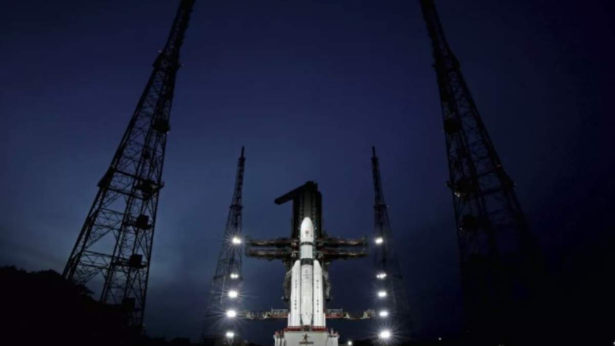 La nave espacial de la India Chandrayaan-3 lista para su despegue en Sriharikota, India