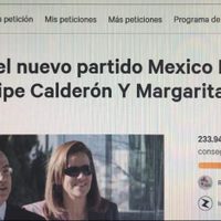 El partido de Calderón y Zavala necesita 233 mil 945 firmas y ya las juntó… en su contra