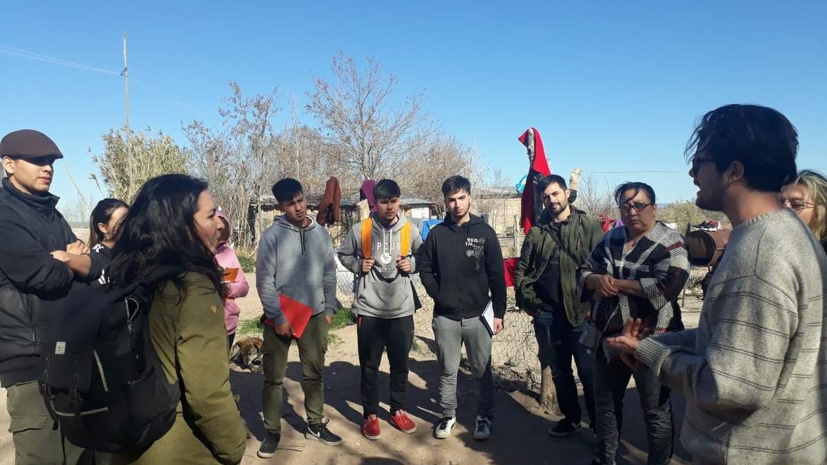 Jóvenes por el Clima Neuquén en el Oeste neuquino. Fuente: (Facebook)