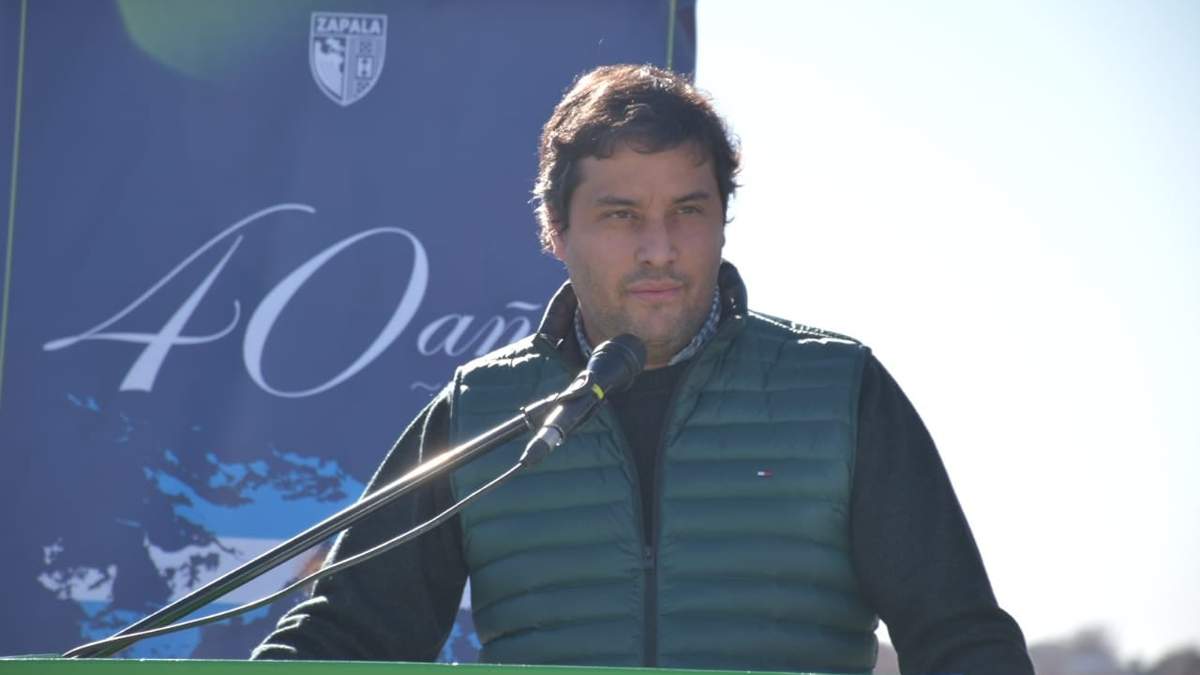 Carlos Koopmann, jefe comunal de Zapala. Fuente: (Twitter)